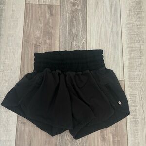 lululemon athletica Black High-Waist Athletic Shorts
